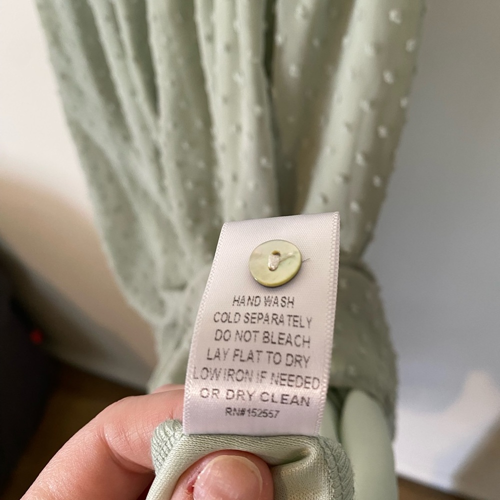 Polagram Green Textured Midi Dress - Picture 5 of 5